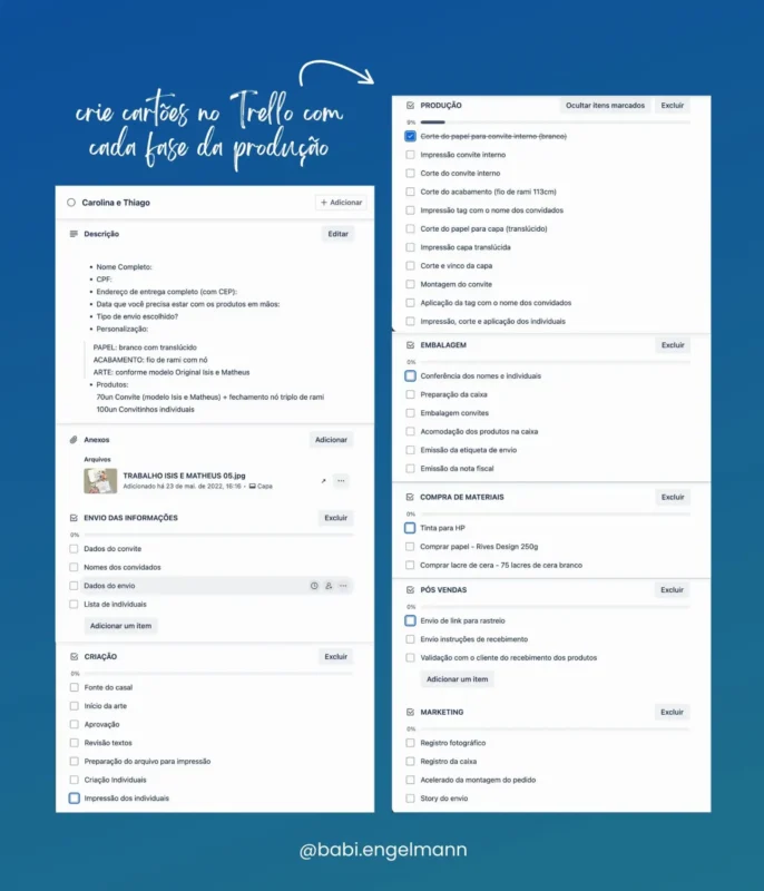 Trello ferramenta para empreendedora de papelaria