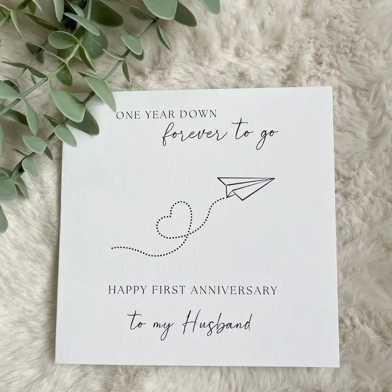 Bodas de papel presente personalizado carta de amor