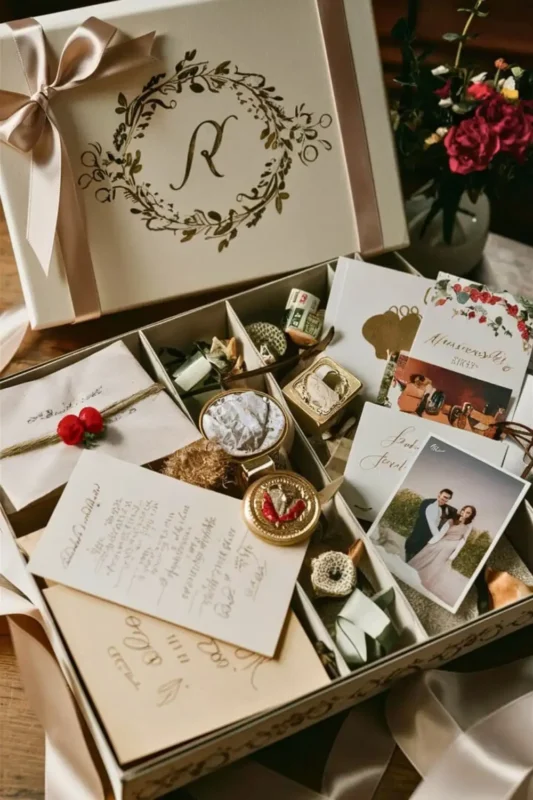 Bodas de prata: Caixas de memorias
