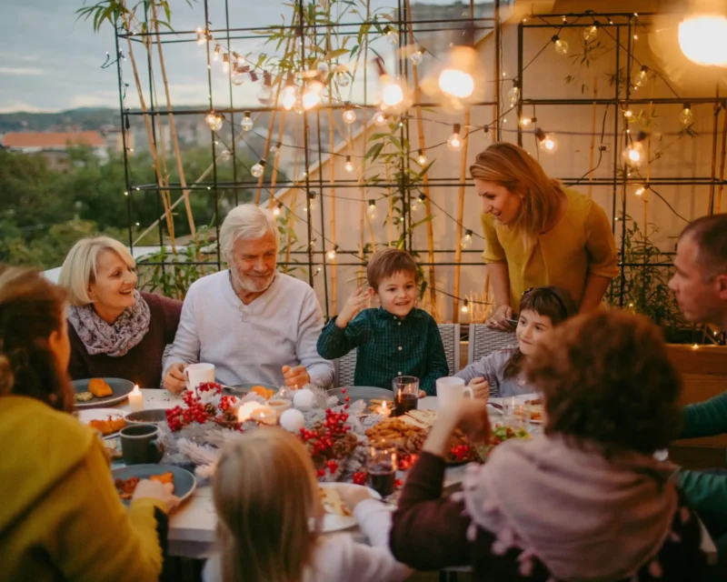 Bodas de prata - Festa comemorativa com família